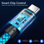 کابل تبدیل USB به USB-C اکستروم مدل ACB90UCA1 60W طول 1 متر